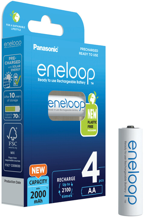 PANASONIC nabíjecí baterie Eneloop HR6 AA 3MCCE/4BE_39606955