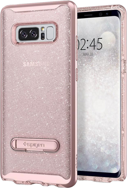 Spigen Crystal Hybrid Glitter pro Galaxy Note 8, rose_669326867