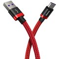 Baseus kabel pro rychlonabíjení a přenos dat HW USB Type-C 40W 1m, červená