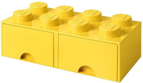 Úložný box LEGO, 2 šuplíky, velký (8), žlutá_1744613876