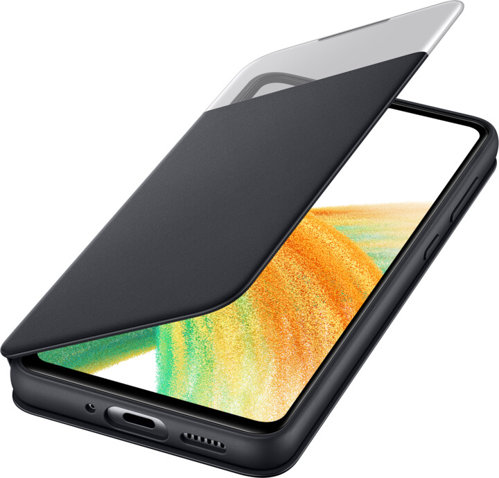 Samsung flipové pouzdro S View Cover pro Galaxy A33 5G, černá_1730039426