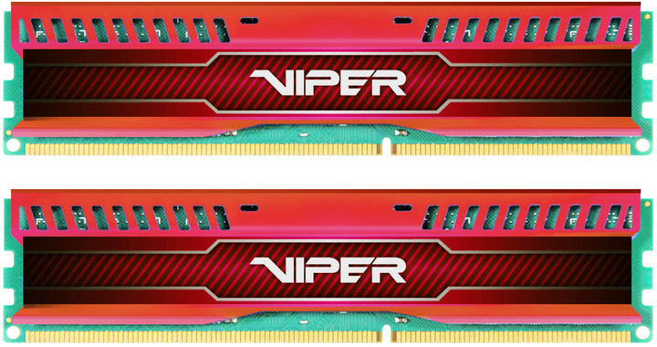 Patriot Viper 3 Red Low Profile 8GB (2x4GB) DDR3 1600 CL9_1581356288
