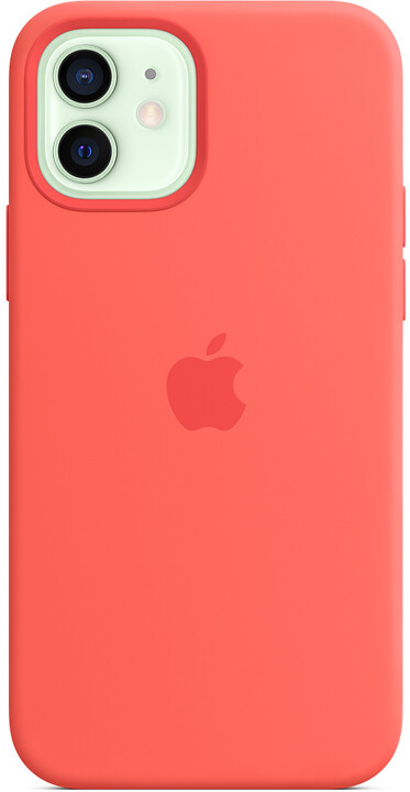 Apple silikonový kryt s MagSafe pro iPhone 12/12 Pro, růžová_1486457797
