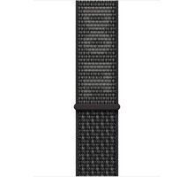 Apple Watch provlékací sportovní řemínek Nike 45mm, černo-sněhobílá_2046661831
