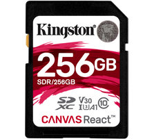 Kingston SDXC Canvas React 256GB 100MB/s UHS-I U3_1228479031
