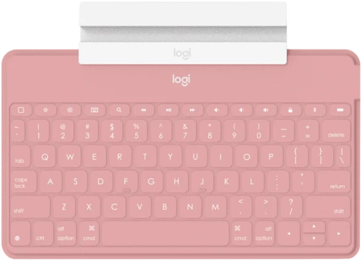 Logitech klávesnice Keys-To-Go, bluetooth, holandština/angličtina, růžová_873509225