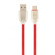 Gembird kabel CABLEXPERT USB-A - USB-C, M/M, PREMIUM QUALITY, pogumovaný,1m, červená_263333789
