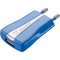CellularLine cestovní nabíječka s USB výstupem, modrá_1303364695