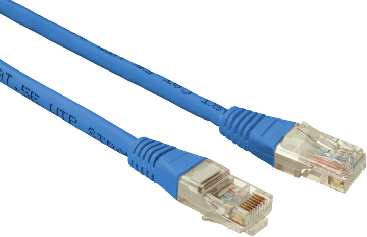 Solarix Patch kabel CAT5E UTP PVC 5m modrý non-snag-proof_302963149