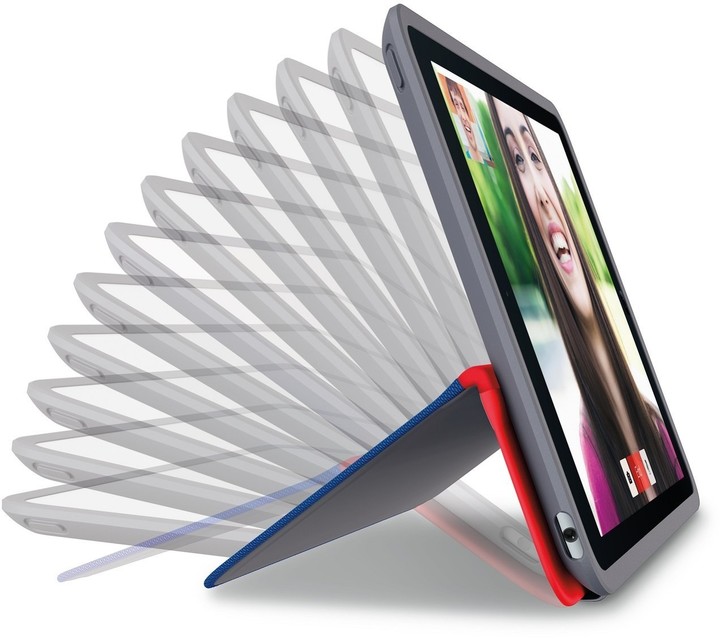 Logitech Any Angle pouzdro na iPad mini, modro-červená_806365750