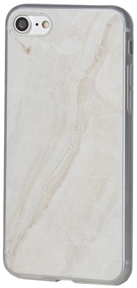 EPICO pružný plastový kryt pro iPhone 7 MARBLE - white_693496074