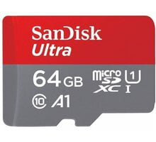SanDisk Ultra microSDXC 64GB 120MB/s + adaptér