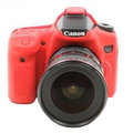 Easy Cover silikonový obal pro Canon 70D, červená_1750941668