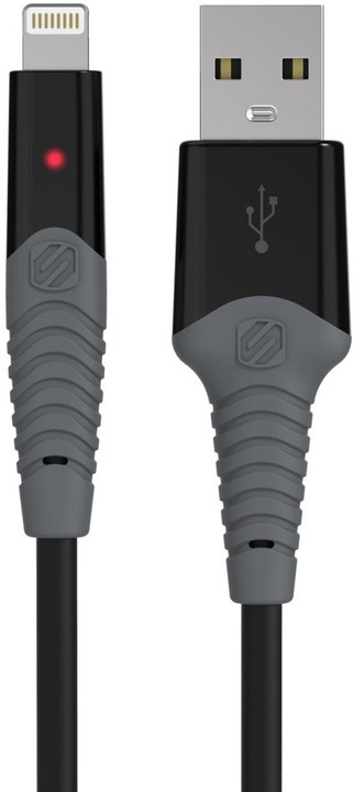 Scosche strikeLINE Rugged iLED 3F odolný kabel s Lightning konektorem a LED indikátorem_1270470826