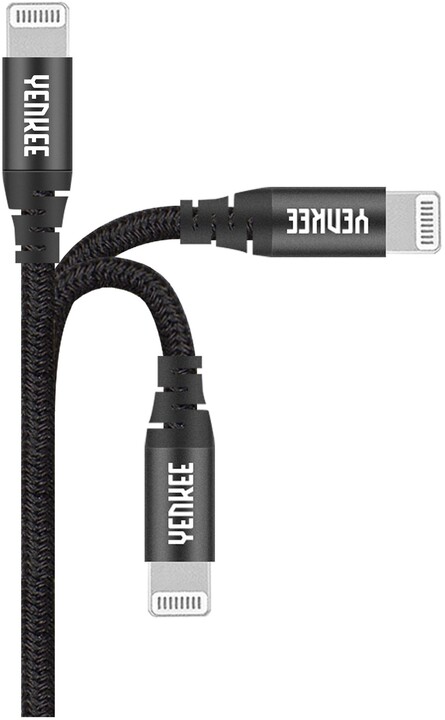 YENKEE YCU 631 BK kabel USB C / lightning, 1m