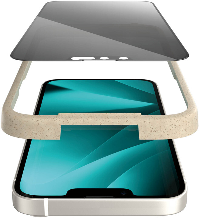 PanzerGlass ochranné sklo Privacy pro Apple iPhone 14 Plus/13 Pro Max s instalačním rámečkem_912235579