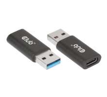 Club3D adaptér USB-A 3.2 Gen1 na USB-C 3.2 Gen1 (M/F), černá