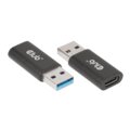 Club3D adaptér USB-A 3.2 Gen1 na USB-C 3.2 Gen1 (M/F), černá_253255086