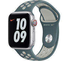 Apple řemínek Nike pro Watch Series, sportovní, 40mm, šedá/bílá O2 TV HBO a Sport Pack na dva měsíce