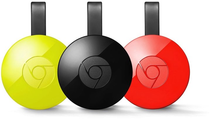 Google Chromecast 2, červená_701390760