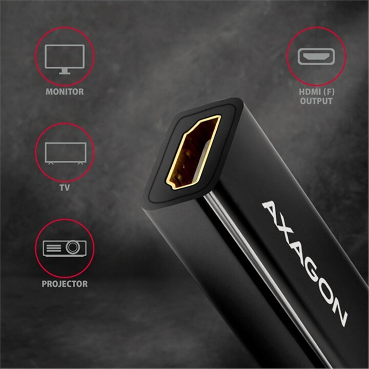 AXAGON adaptér DisplayPort - HDMI 1.4, 4K@30Hz_832236407