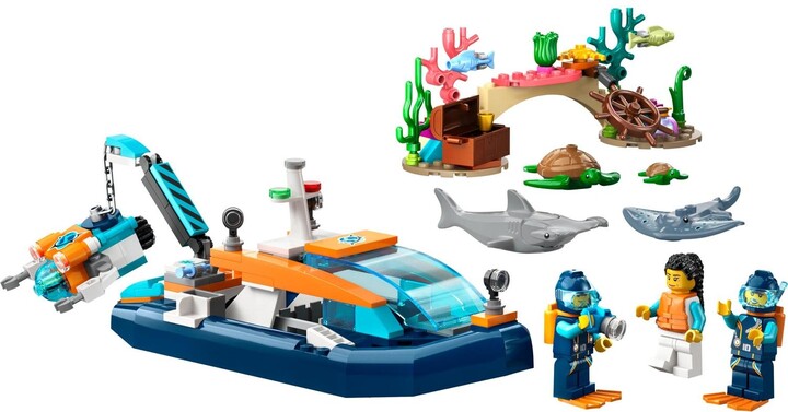 LEGO® City 60377 Průzkumná ponorka potápěčů_984430363