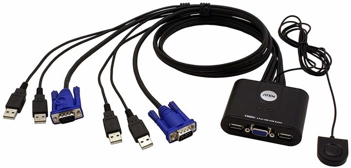 ATEN KVM přepínač CS-22U USB 2PC mini_74496615