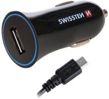 SWISSTEN autonabíječka with USB 1A Power + kabel micro USB_698660230
