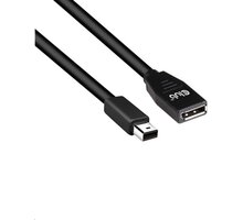 Club3D Kabel Mini DisplayPort 1.4 na DisplayPort 8K 60Hz DSC 1.2 HBR3 HDR Bidirectional (M/F), 1m