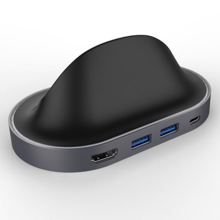 PremiumCord Mobile dock USB 3.1 typ - C na HDMI + 2xUSB3.0 + PD charge