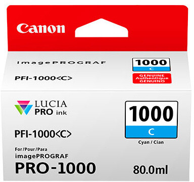 Canon PFI-1000C, cyan_2104884142