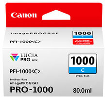 Canon PFI-1000C, cyan 0547C001