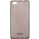 EPICO pružný plastový kryt pro Huawei P8 Lite RONNY GLOSS - černý transparentní