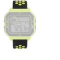 FIXED silikonový řemínek Sport Silicone s Quick Release 20mm pro smartwatch, černá/limetková_677901525