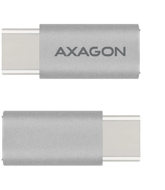 AXAGON RUCM-MFA, USB Type-C Male &gt; Micro USB Female ALU redukce_1993645872