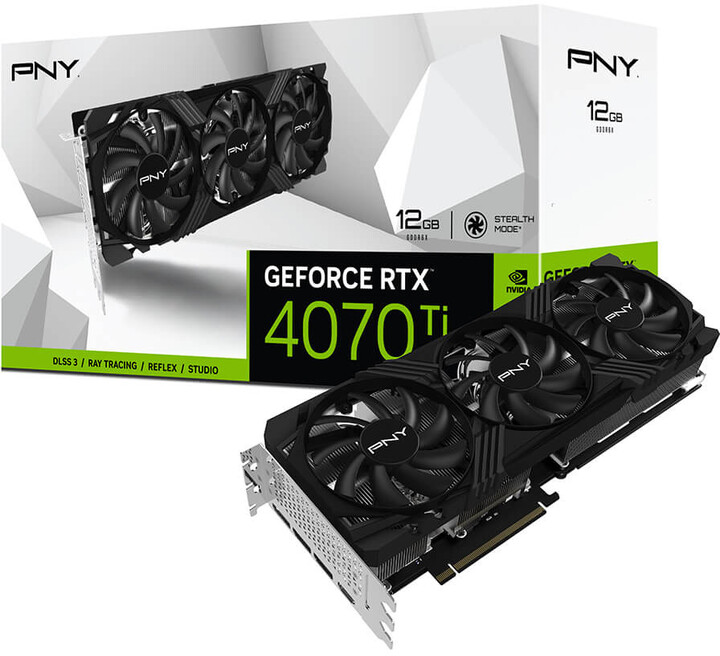 PNY GeForce RTX 4070 Ti 12GB Verto Triple Fan, 12GB GDDR6X_374213062