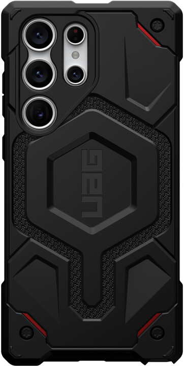 UAG ochranný kryt Monarch Pro pro Samsung Galaxy S23 Ultra, černá/červená_1155111863