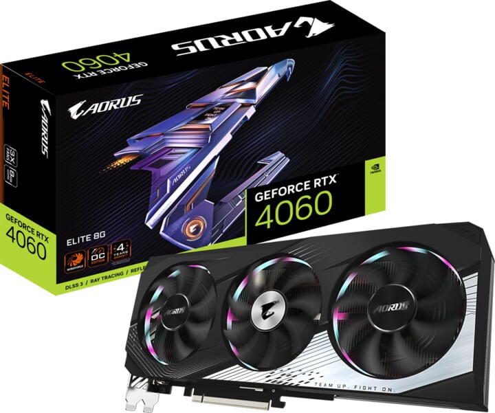 GIGABYTE GeForce RTX 4060 ELITE 8G, 8GB GDDR6_640684151