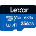 Lexar High-Performance 633x UHS-I U3 (Class 10) Micro SDXC 256GB + adaptér_1027099669