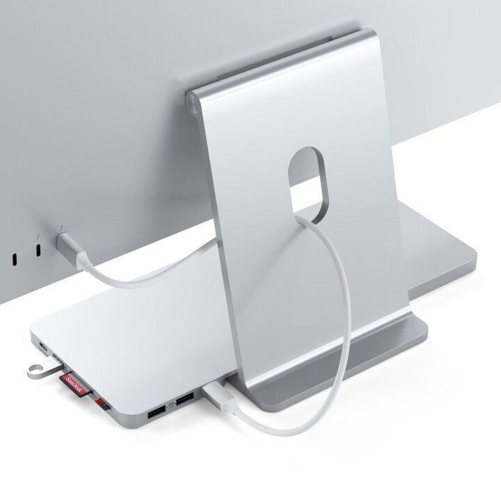 Satechi USB-C Slim Dock 24&quot; iMac, USB-C Upstream Port, USB-C, 2x USB 2.0, Micro SD / SD, USB-A,_1360281779