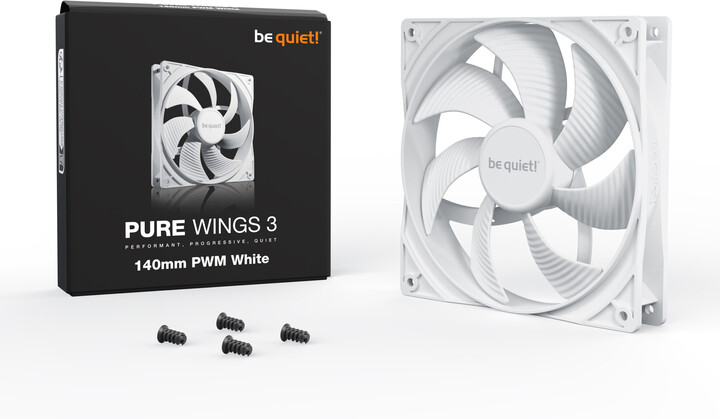 Be quiet! Pure Wings 3 White, 140mm_1344338935
