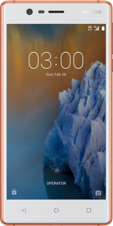Nokia 3, Dual Sim, bílo/měděná_292602561