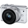 Canon EOS M200, bílá + EF-M 15-45mm IS STM