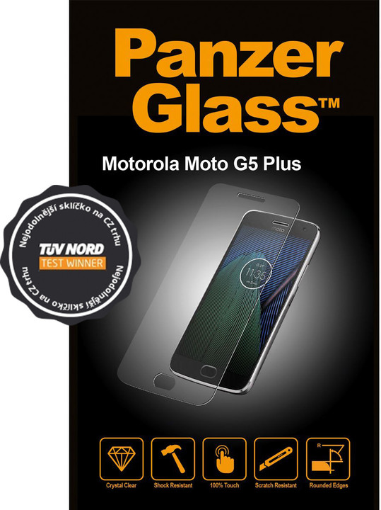 PanzerGlass Standard pro Motorola Moto G5 Plus, čiré_958195490