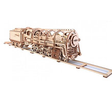 UGEARS stavebnice - Parní mašina s vagónem, mechanická, dřevěná_935545701