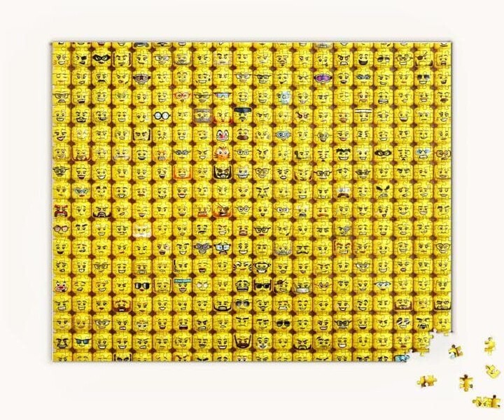 Puzzle Chronicle books - LEGO® Obličeje minifigurek, 1000 dílků_1081939512