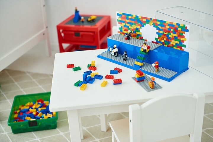 Sběratelská skříňka LEGO Iconic, modrá_615590445