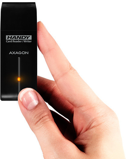 AXAGON externí HANDY čtečka SD/MicroSD/MS/M2,černá_1984904830