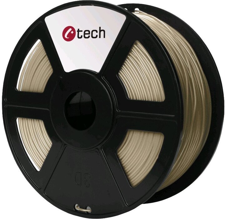 C-TECH tisková struna (filament), PLA, 1,75mm, 1kg, bronzová_113201591