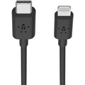 Belkin USB-C kabel s lightning konektorem - Power Delivery, 1,2m, černá_239238222